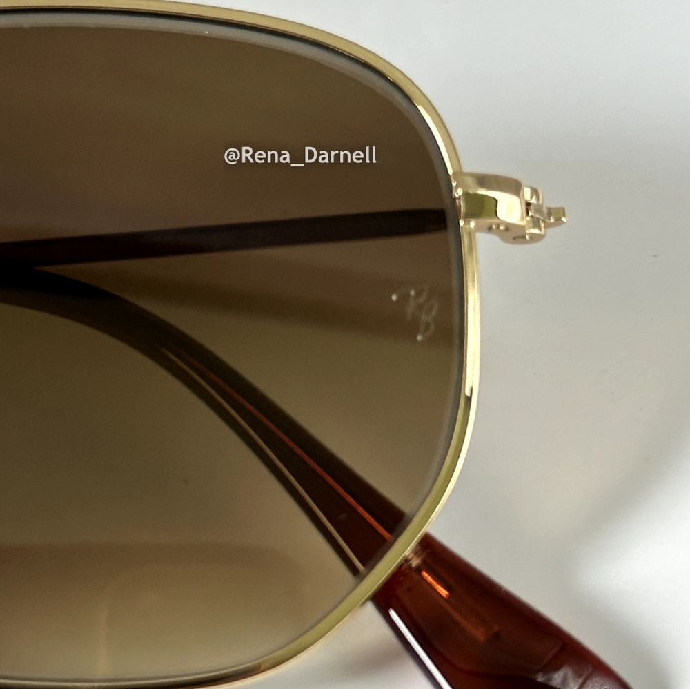 RayBan Hexagonal RB3548N Gradient Brown New - Picture 6 of 16